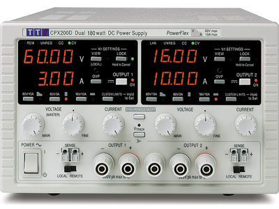 foto Setup Electrónica presenta las nuevas fuentes de alimentación de Aim-TTi CPX200D y CPX200DP.